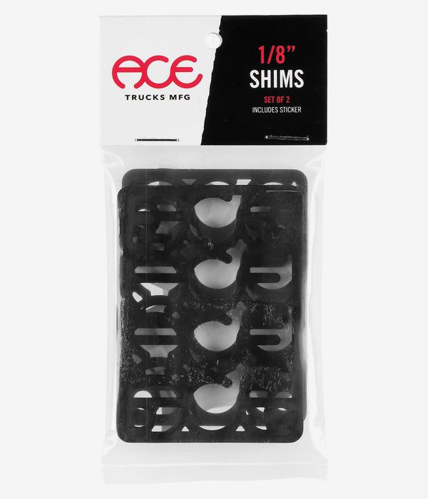 Ace 1/8" Shims Pads (black) 2er Pack