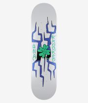 Krooked Una Lightning Clover 8.28" Skateboard Deck (white)