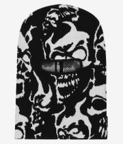 Wasted Paris Skull Balaclava Beanie (black white)