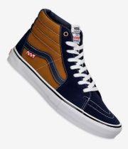 Vans Skate Sk8-Hi Shoes (reynolds navy golden brown)