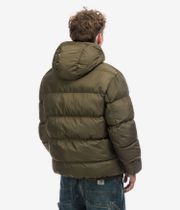 Poetic Collective Hooded Puffer Jacke (olive)