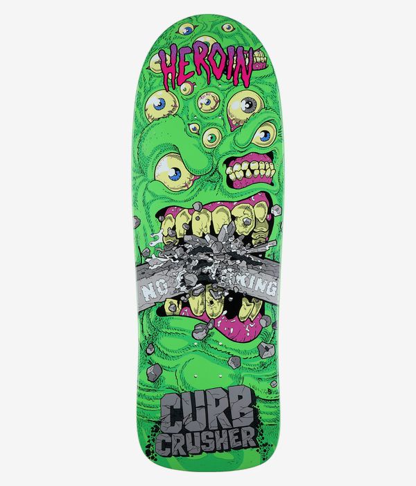 Heroin Skateboards Curb Crusher Chomp 10.25" Planche de skateboard (multi)