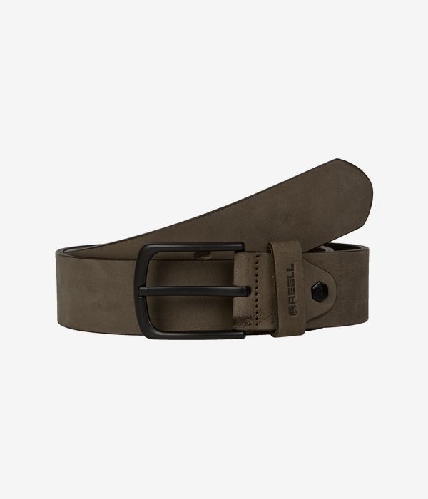REELL All Black Buckle Cinture  (cappuccino)