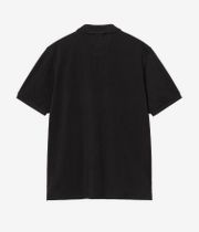 Carhartt WIP American Script Garment Washed Koszulka Polo (black)