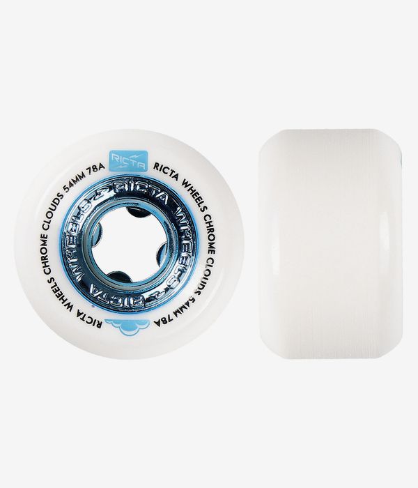 Ricta Chrome Clouds Roues (blue white) 54mm 78A 4 Pack