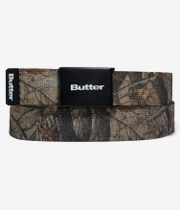 Butter Goods Logo Woven Gürtel (forest camo)