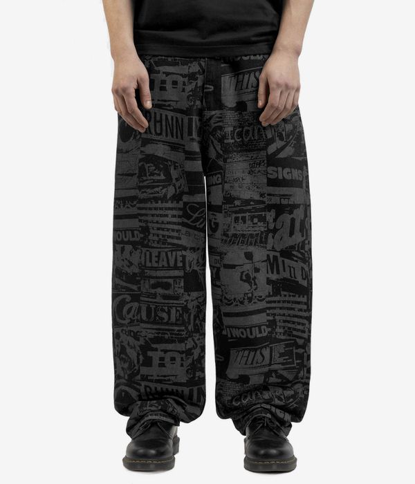 Wasted Paris Mind Casper Pantalons (black faded black)