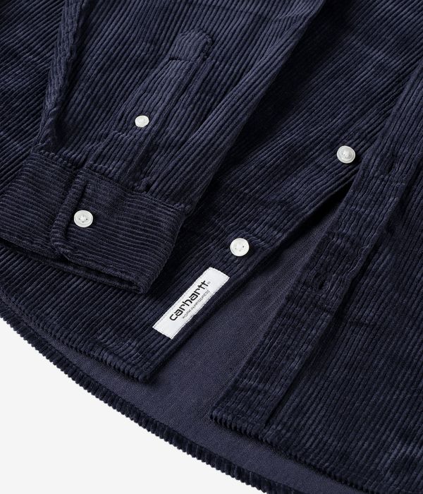 Carhartt WIP Madison Corduroy Shirt (dark navy dark navy)