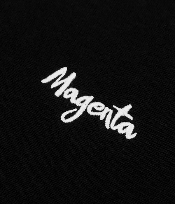 Magenta Script Sweatshirt (black)
