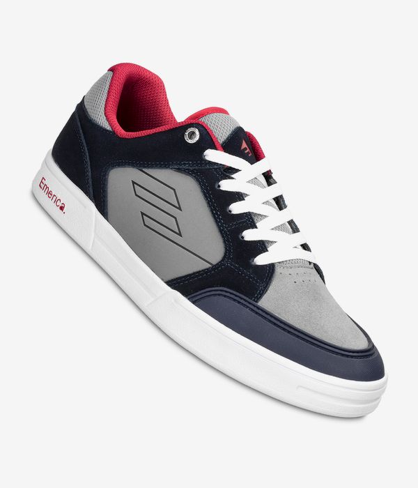 Emerica Heritic Shoes (navy grey red)
