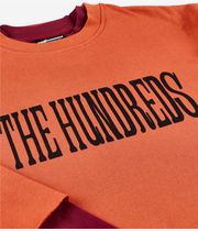 The Hundreds Layer Sweatshirt (rust)