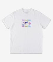 Girl x Hello Kitty & Friends Rainbow Triple OG T-Shirty (white)