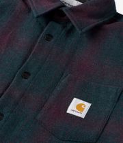 Carhartt WIP Brennan Plain Weave Veste (check deep lagoon rondo)