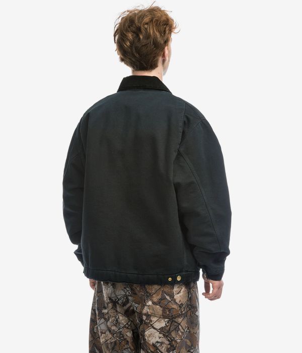 Carhartt WIP OG Detroit Organic Dearborn Jacket (black stone canvas)