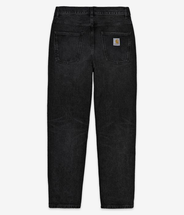 Shop Carhartt WIP Newel Pant Maitland Jeans (black stone washed 