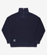 Anuell Willem Organic Knit Troyer Jersey (navy)