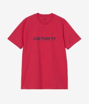 Carhartt WIP Script Camiseta (cherry space)