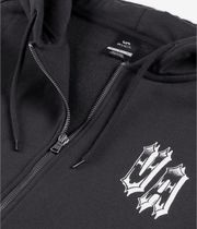 RVCA Benj Tiger Eyes Zip-Sweatshirt avec capuchon (black)
