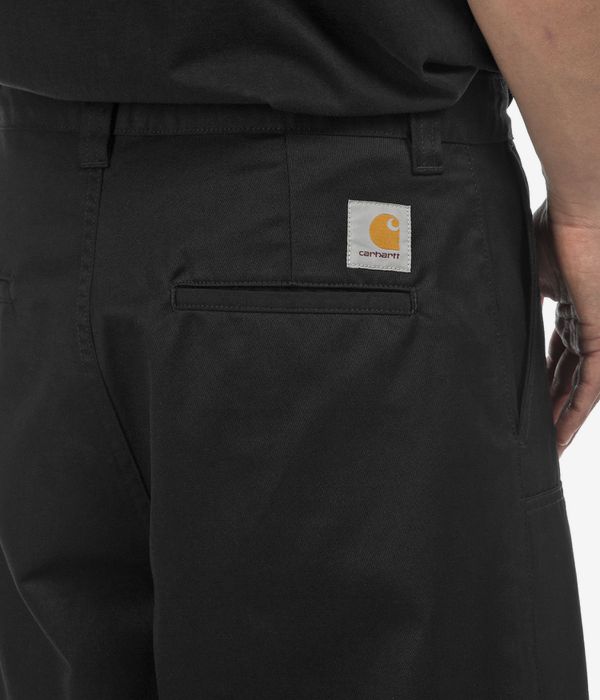 Carhartt WIP Brady Double Knee Chino Pant Denision Pantalons (black rinsed)