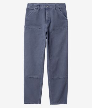 Carhartt WIP Double Knee Organic Dearborn Broeken (storm blue faded)