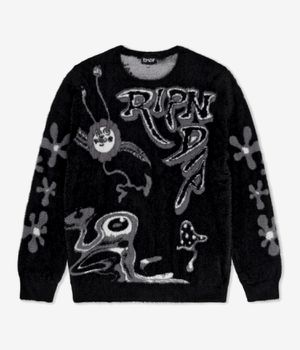 RIPNDIP Space Walk Mohair Sweatshirt (black)