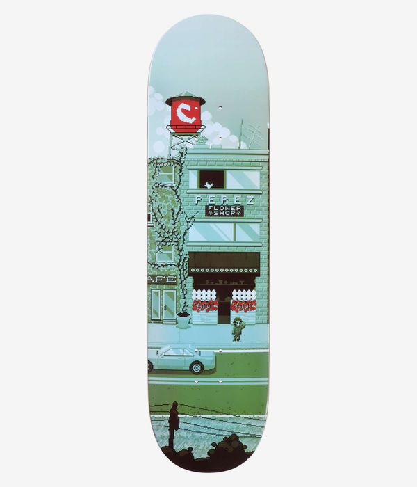 Chocolate Perez Pixel City 8.4" Planche de skateboard (green)