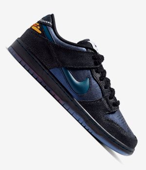 Nike SB x Bluetile Dunk Low Shoes (black marina white campfire oran)