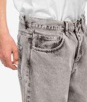 Carhartt WIP Newel Pant Cotton Smithfield Jeans (shale chalk wash)