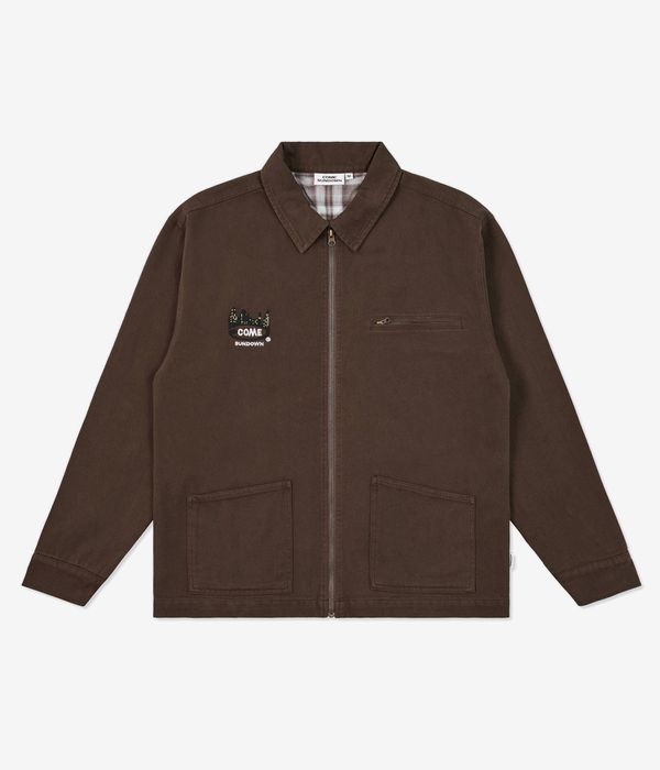 Come Sundown Toil Jacket (washed brown)