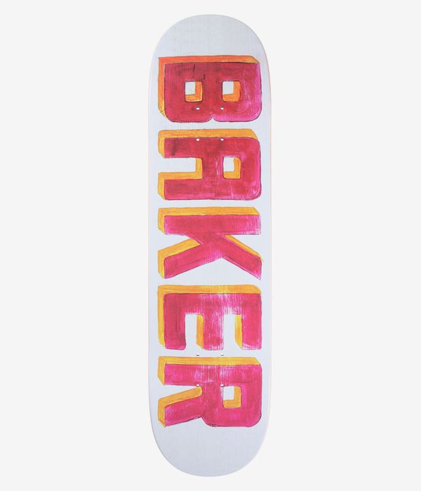 Baker T-Funk Painted 8.38" Deska do deskorolki (white red)