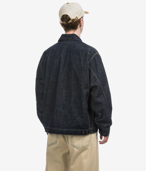 Carhartt WIP OG Detroit Camano Jacket (blue rinsed)