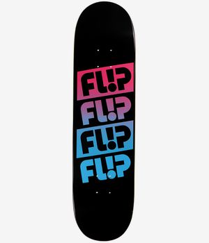 Flip Team Quattro Faded 8" Planche de skateboard (black)
