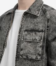 Blue Flowers Leary Acid Wash Jacket (acid wash)
