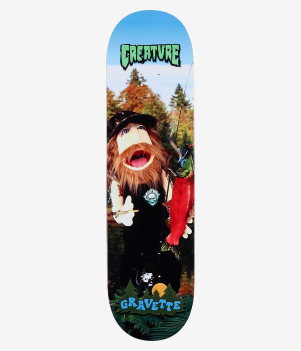 Creature Gravette Fuzzy Creature Fiends Pro 8.3" Tabla de skate (multi)