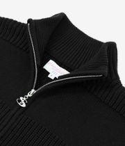 Yardsale Phantasy Knitted Full Zip Sweatshirt (black)