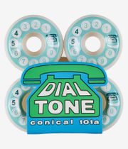 Dial Tone OG Rotary Conical Rouedas (white) 54mm 101A Pack de 4