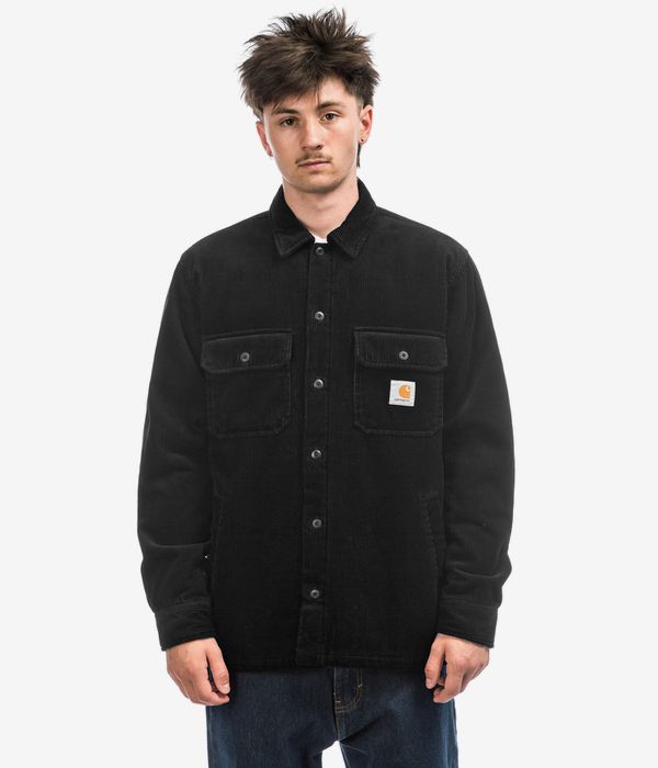 Carhartt WIP Whitsome Corduroy Shirt Jacke (black)