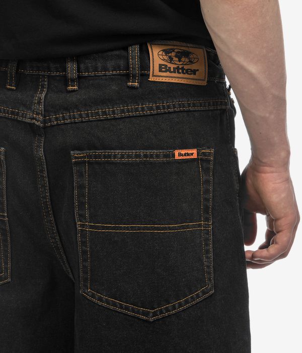 Butter Goods Relaxed Denim Jeans (washed black)