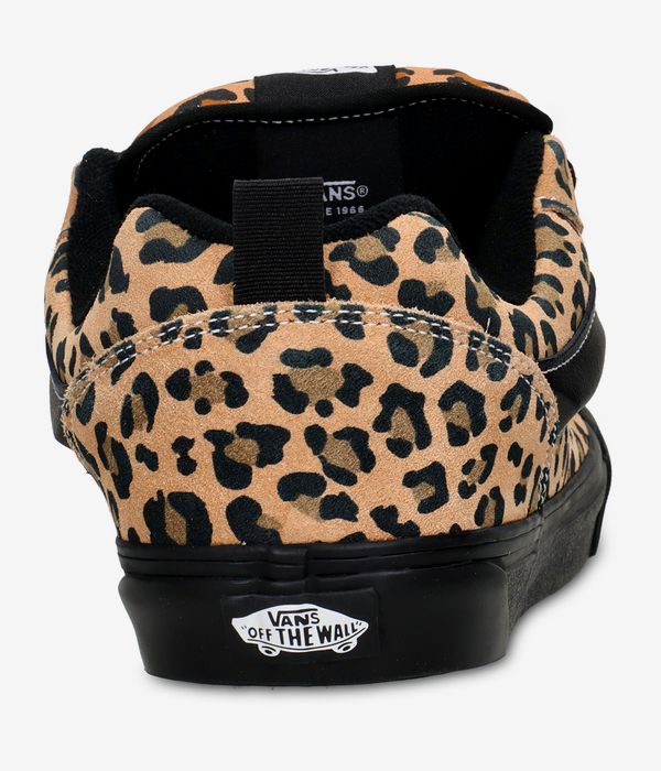 Black leopard print vans sales