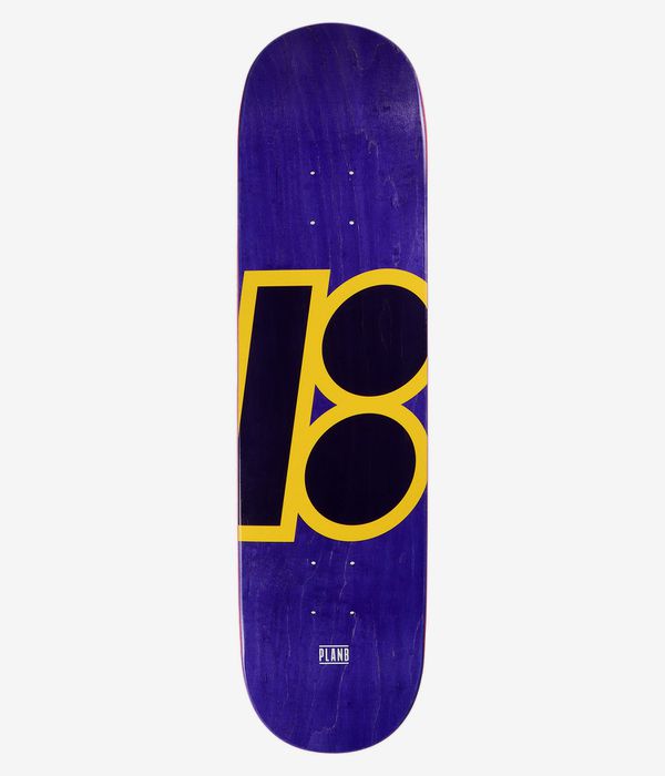 Plan B Team Classic Stained 8" Skateboard Deck (multi)