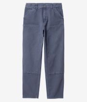 Carhartt WIP Double Knee Organic Dearborn Pantalones (storm blue faded)