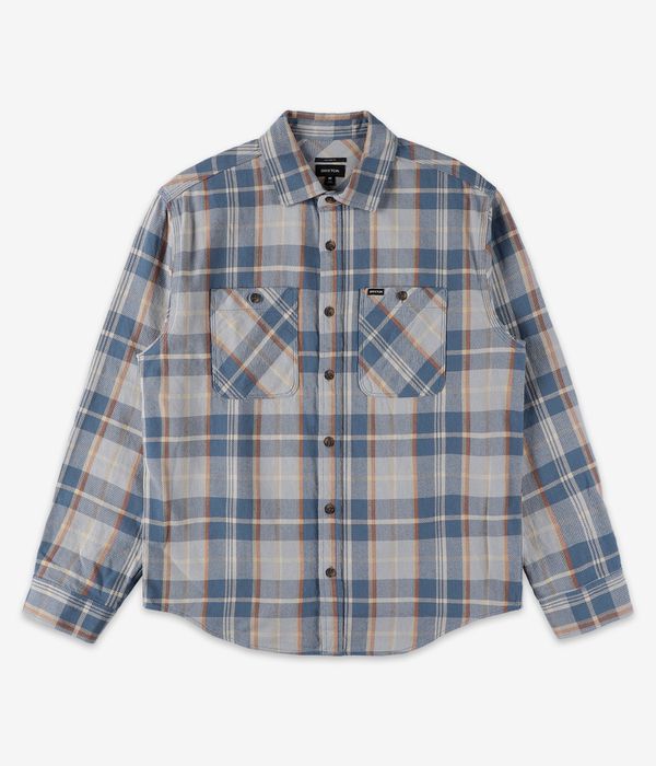 Brixton Vintage Wash Shirt (blue soft blue orange)
