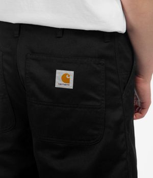 Carhartt WIP Simple Denison Shorts (black rinsed)