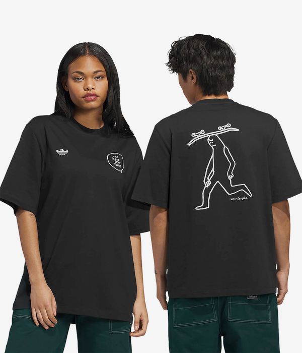 adidas Gonz GRA 1 T-Shirt (black ice purple)
