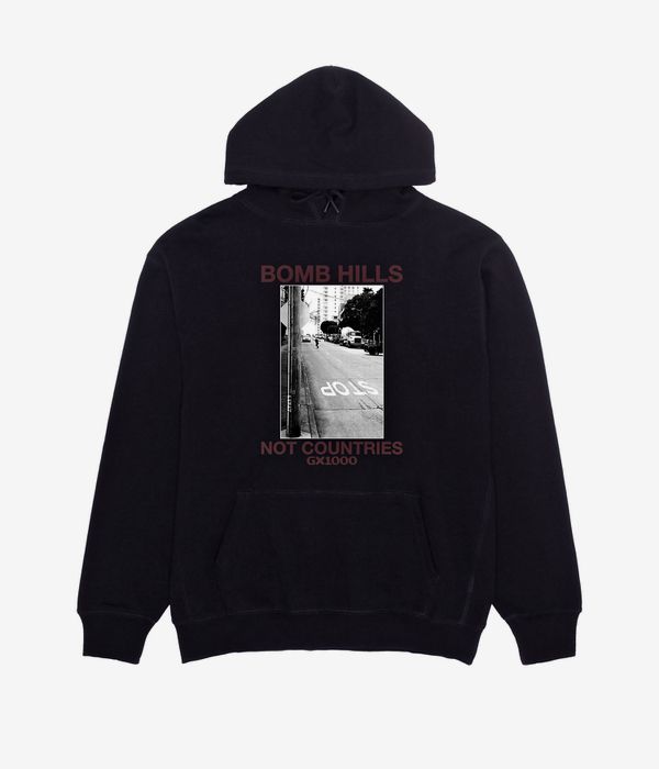 GX1000 Bomb Hills Hoodie (black burgundy)
