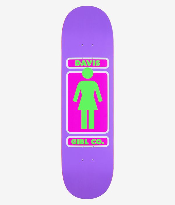 Girl Davis '93 Til Twin Tip 8.5" Skateboard Deck (purple)