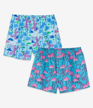 Lousy Livin Dino & Greater Flamingo Boxershorts (yucca) 2er Pack