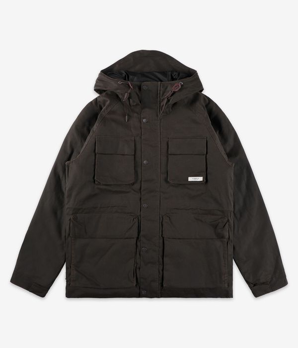 Element Field Waxed Parka Jacket (kalamata)