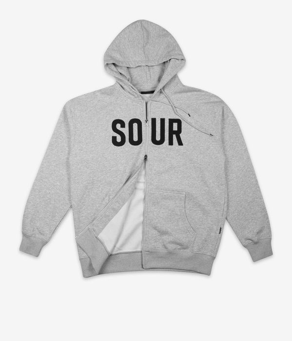 SOUR SOLUTION Army Zip-Hoodie (grey melange)