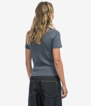 Iriedaily 2 Tone Rib T-Shirt women (navy)